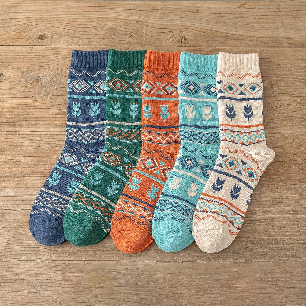 Lukas Men's Nordic Wool Socks 5-Pair Pack