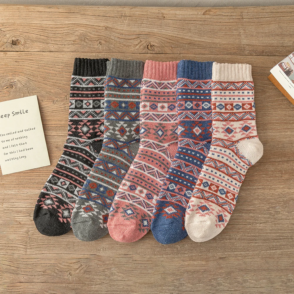 Morten Men's Nordic Wool Socks 5-Pair Pack