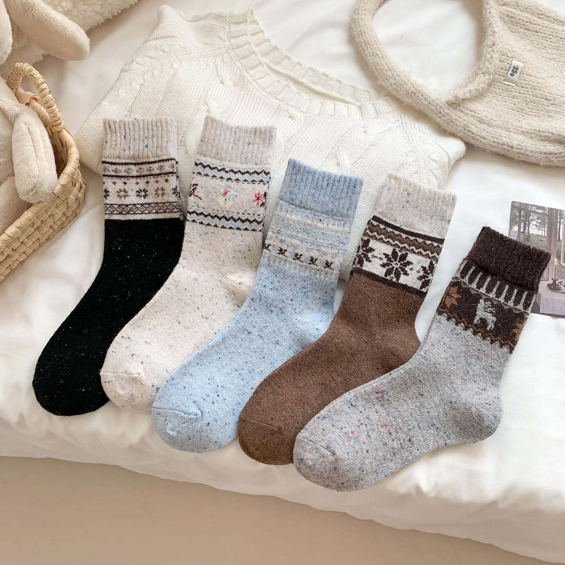 Visby (1-Pair) Merino Wool alternate view 2