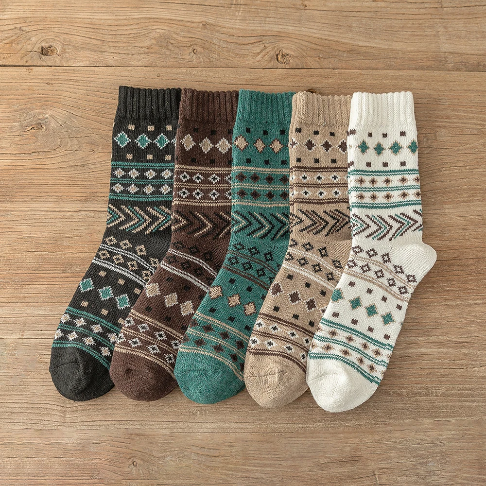 Halvar Men's Nordic Wool Socks 5-Pair Pack