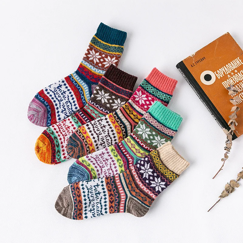 Einar Women's Nordic Wool Socks 5-Pair Pack