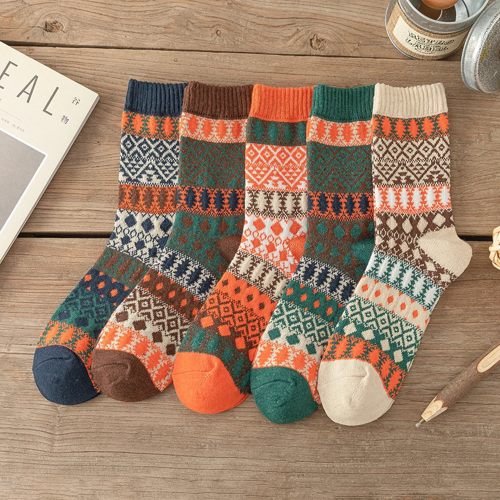Rune Men's Nordic Wool Socks 5-Pair Pack