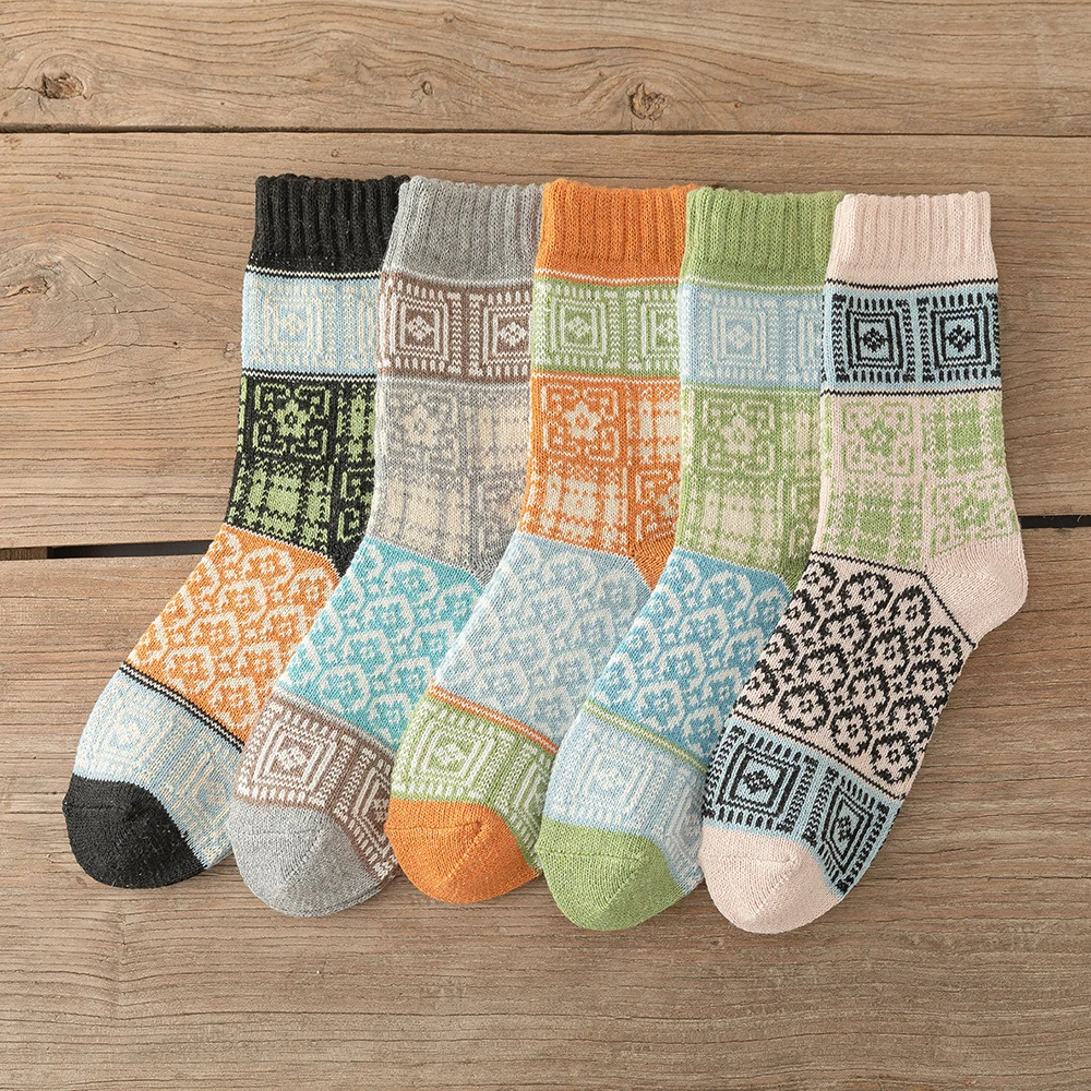 Viggo Men's Nordic Wool Socks 5-Pair Pack