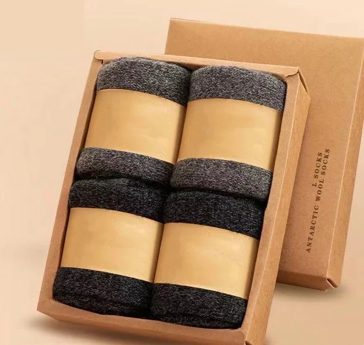 Alesund 4-Pairs Merino Wool Socks Neutral Palette Set